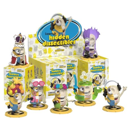 MINIONS - Vacay Edition -Freeny's Hidden Dissectibles (Display 6 Fig.)