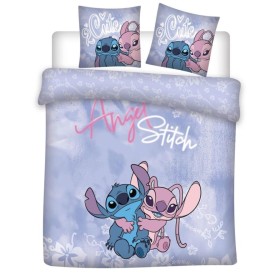 DISNEY - Parure de lit 240x220cm + 2x65x65cm - Angel Stitch