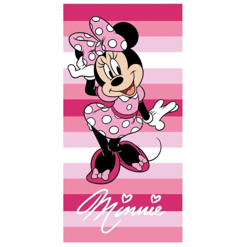 DISNEY - Minnie Mouse - Serviette de Plage - 70x140cm DISNEY - Minnie Mouse - Serviette de Plage - 70x140cm