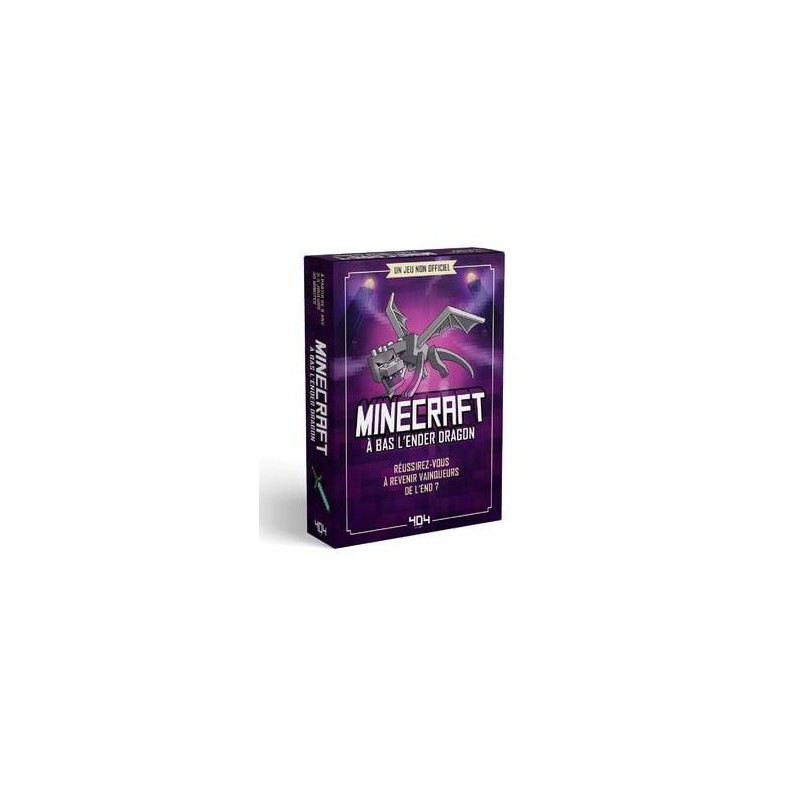 MINECRAFT - A bas l'Ender Dragon - Le jeu de cartes MINECRAFT - A bas l'Ender Dragon - Le jeu de cartes