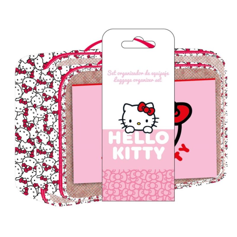 HELLO KITTY - Set de Trousses de Voyage 3in1 HELLO KITTY - Set de Trousses de Voyage 3in1