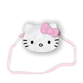 HELLO KITTY - Head - Sac à Bandoulière Peluche - 17x14x4cm