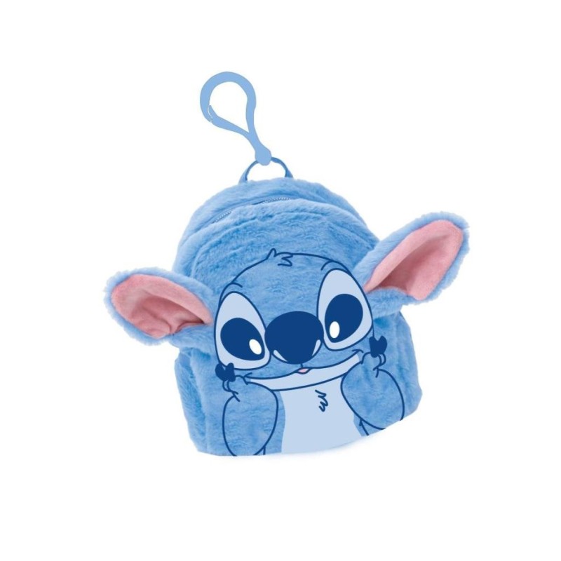 STITCH - Head - Mini Sac à Dos Porte-clés Peluche STITCH - Head - Mini Sac à Dos Porte-clés Peluche