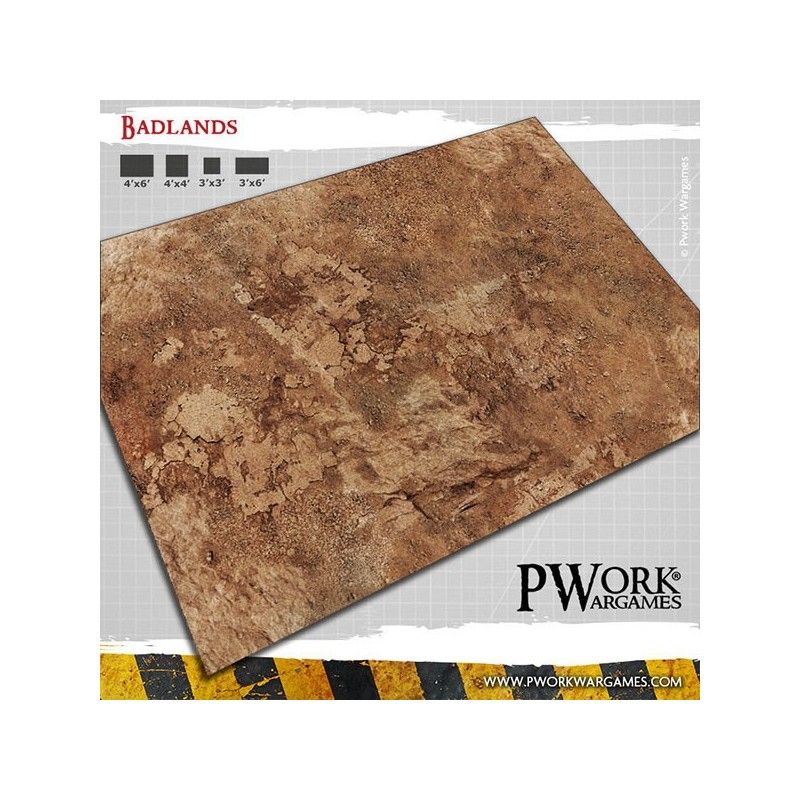 Tapis de jeu néoprène Badlands 44x60" Tapis de jeu néoprène Badlands 44x60"