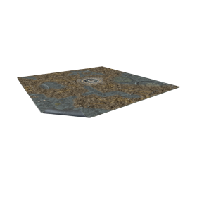Alien Catacombs Gaming Mat 2x2