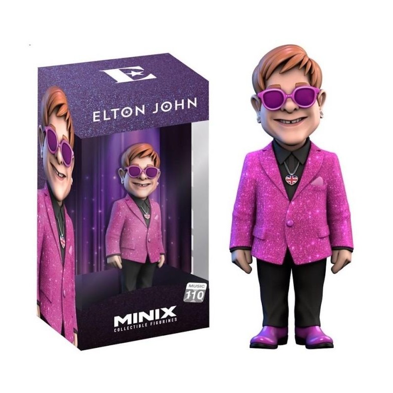 MUSIQUE - Elton John - Figurine Minix 12cm MUSIQUE - Elton John - Figurine Minix 12cm
