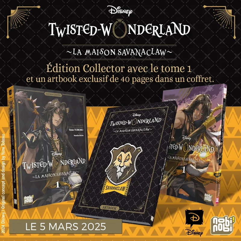 DISNEY TWISTED WONDERLAND - SAVANACLAW - Tome 1 - EDITION COLLECTOR DISNEY TWISTED WONDERLAND - SAVANACLAW - Tome 1 - EDITION COLLECTOR