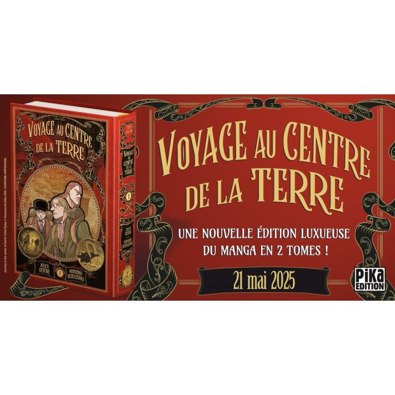 VOYAGE AU CENTRE DE LA TERRE - Tome 1 - Edition Deluxe (Manga) VOYAGE AU CENTRE DE LA TERRE - Tome 1 - Edition Deluxe (Manga)