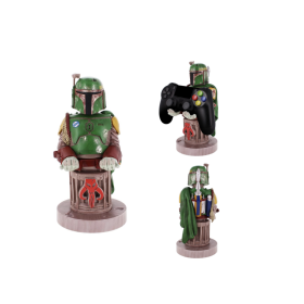 MANDALORIAN - Boba Fett - Support Manette & Portable - 20cm