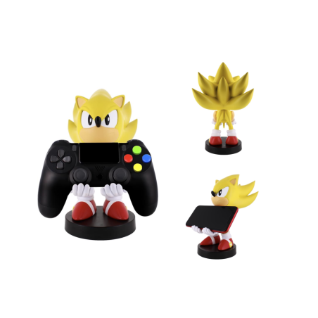 SONIC - Super Sonic - Support Manette & Portable - 20cm