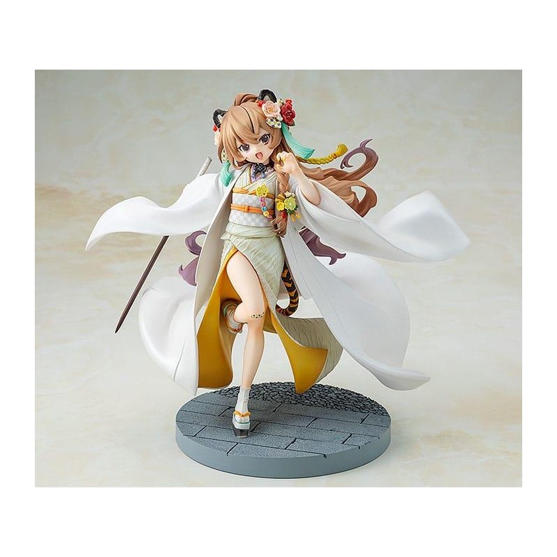 TORADORA - Taiga Aisaka "White Kimono" - Statuette 22cm TORADORA - Taiga Aisaka "White Kimono" - Statuette 22cm