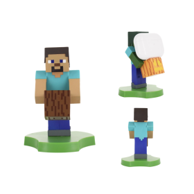 MINECRAFT - Steeve - Support Manette & Portable 'Holdem' - 11cm