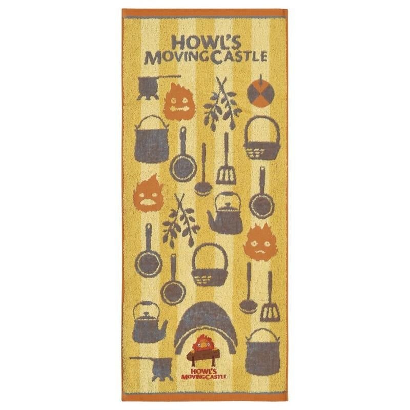 LE CHATEAU AMBULANT - Cuisine de Calcifer - Serviette 34x80cm LE CHATEAU AMBULANT - Cuisine de Calcifer - Serviette 34x80cm
