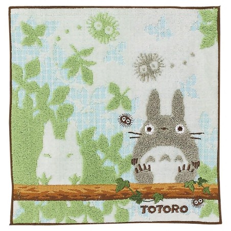 MON VOISIN TOTORO - Totoro sur une branche - Mini Serviette 25x25cm