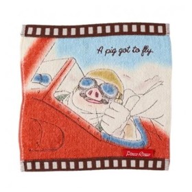 PORCO ROSSO - Cellulo Marco Hydravion - Mini Serviette 25x25cm