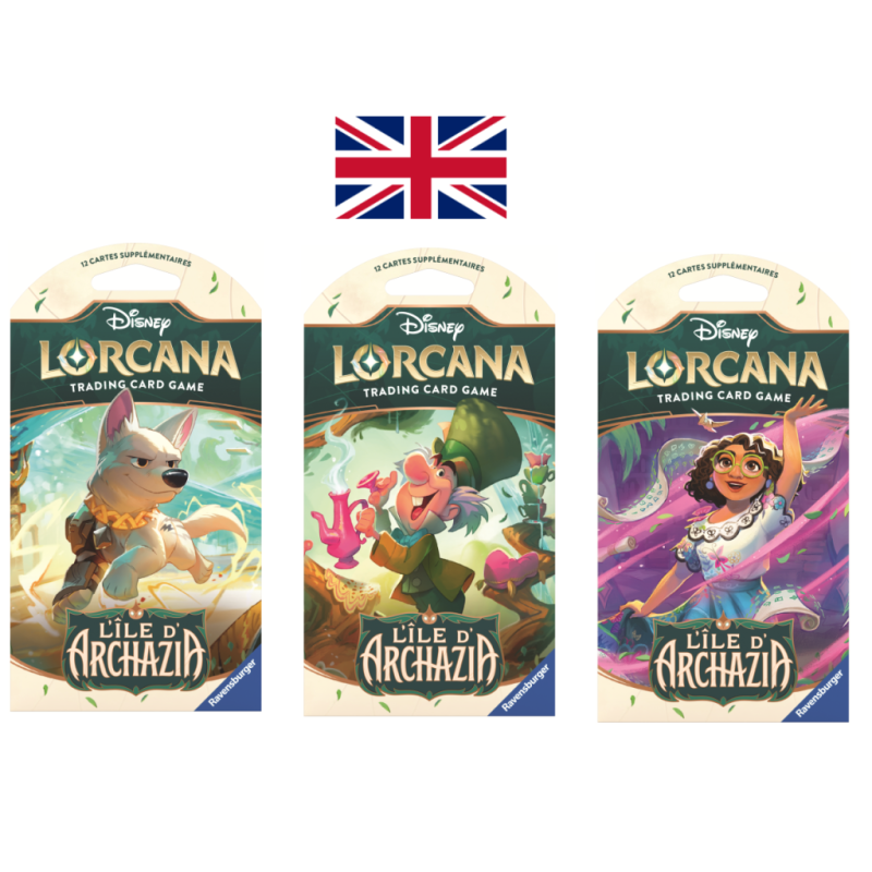 DISNEY - Lorcana - Trading Cards Booster Sleeved Chapitre 7 - EN DISNEY - Lorcana - Trading Cards Booster Sleeved Chapitre 7 - EN