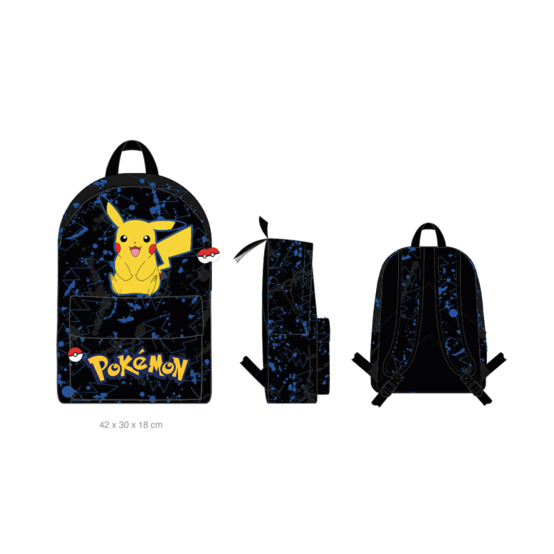 POKEMON - Pikachu - Sac à Dos 1 Compartiment '42x30x18cm' POKEMON - Pikachu - Sac à Dos 1 Compartiment '42x30x18cm'