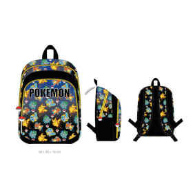 POKEMON - Teams - Sac à Dos 2 Compartiments '38x28x16cm'