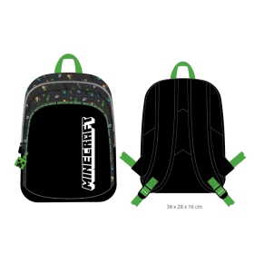 MINECRAFT - Sac à Dos 2 Compartiments '38x28x16cm'