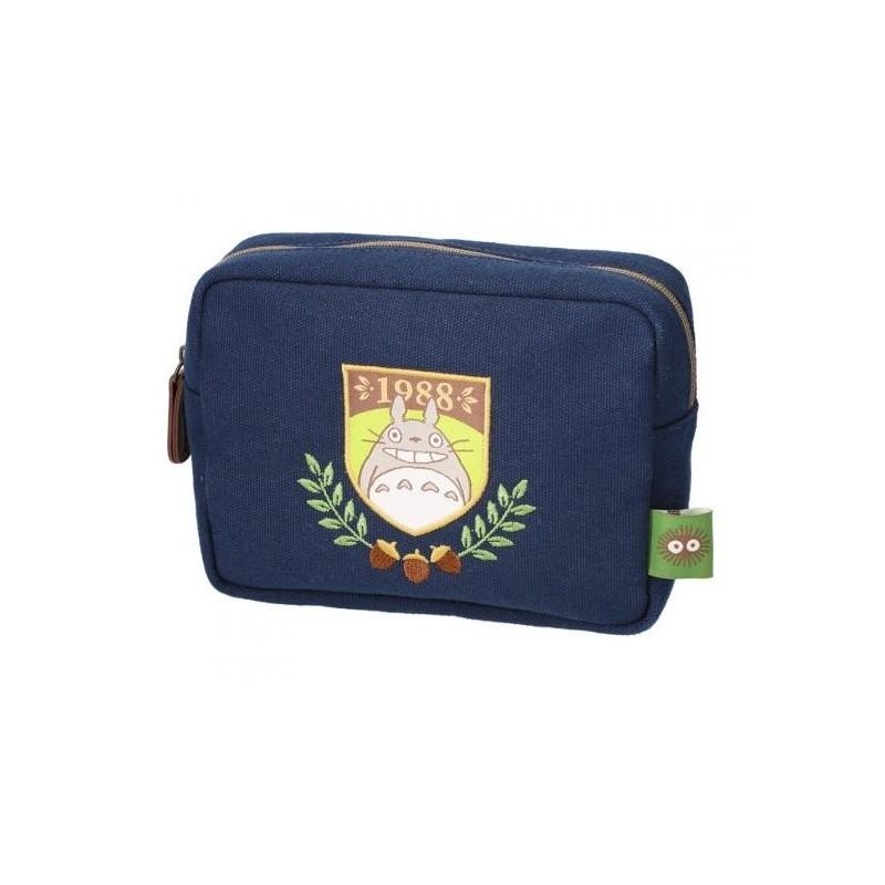 MON VOISIN TOTORO - Ecusson Totoro - Trousse 13x17x5cm MON VOISIN TOTORO - Ecusson Totoro - Trousse 13x17x5cm