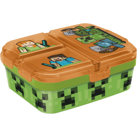 MINECRAFT - Creeper - Boîtes à Tartines multi-compartiment
