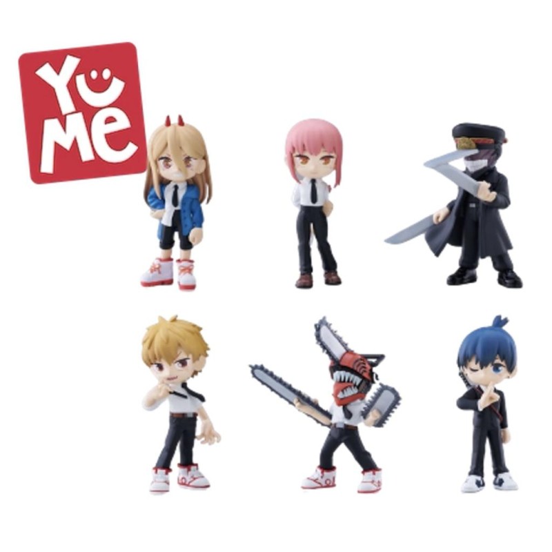 CHAINSAW MAN - Blind Box - Assortiment 6 Figurines 9cm CHAINSAW MAN - Blind Box - Assortiment 6 Figurines 9cm