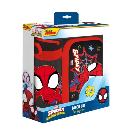 SPIDER-MAN - Set Boite à Tartines + Bouteille en Aluminium 500ml