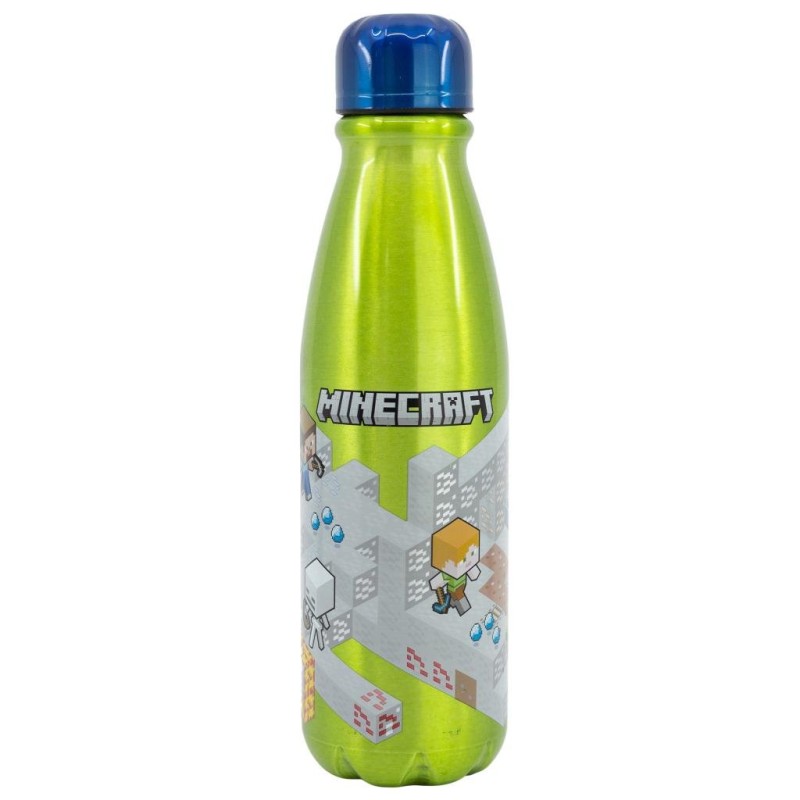 MINECRAFT - Bouteille en Alluminium 600ml MINECRAFT - Bouteille en Alluminium 600ml