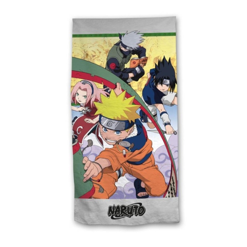 NARUTO - Naruto, Sasuke, Sakura & Kakashi -Serviette de Plage 90x170cm NARUTO - Naruto, Sasuke, Sakura & Kakashi -Serviette de Plage 90x170cm