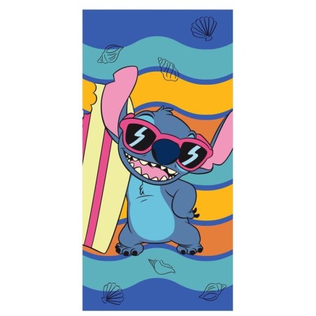 DISNEY - Stitch Plage - Serviette de Plage 70x140cm