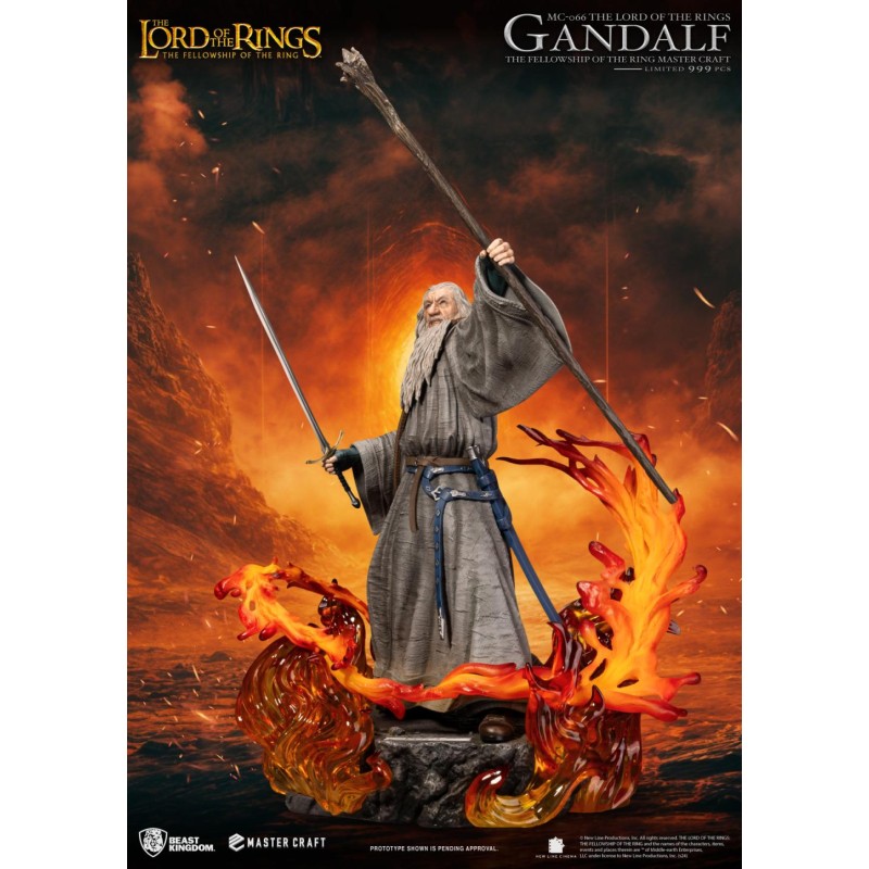 LE SEIGNEUR DES ANNEAUX - Gandalf - Statuette Master Craft 58cm LE SEIGNEUR DES ANNEAUX - Gandalf - Statuette Master Craft 58cm