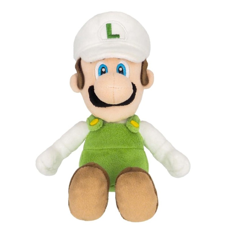 SUPER MARIO - Luigi de Feu - Peluche 23cm SUPER MARIO - Luigi de Feu - Peluche 23cm