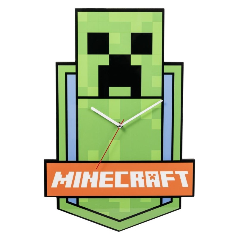MINECRAFT - Creeper - Horloge Murale 50cm MINECRAFT - Creeper - Horloge Murale 50cm