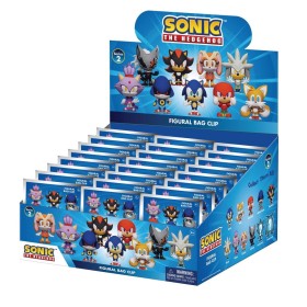 SONIC - Series 2 - 3D Foam Bag Clip (Display 24 Pcs)