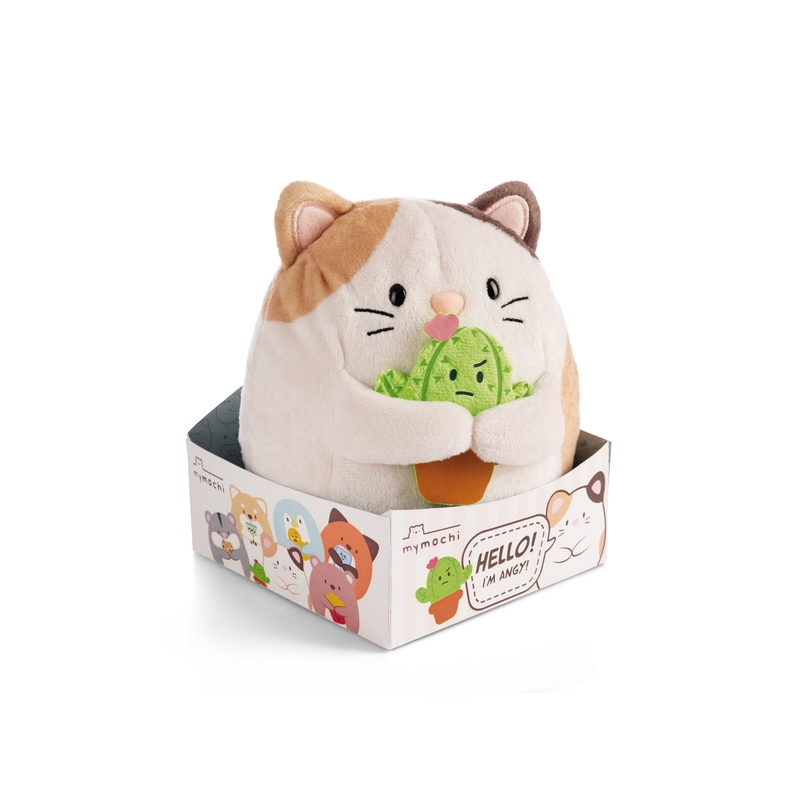 SUPER MOCHIE - Chat Angy avec Cactus - Peluche 16cm SUPER MOCHIE - Chat Angy avec Cactus - Peluche 16cm