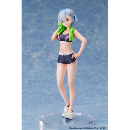 RE ZERO - Rem "Sport Wear" - Statuette 23cm