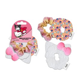 HELLO KITTY - Accessoires Cheveux "Chouchou" - 3 Pc