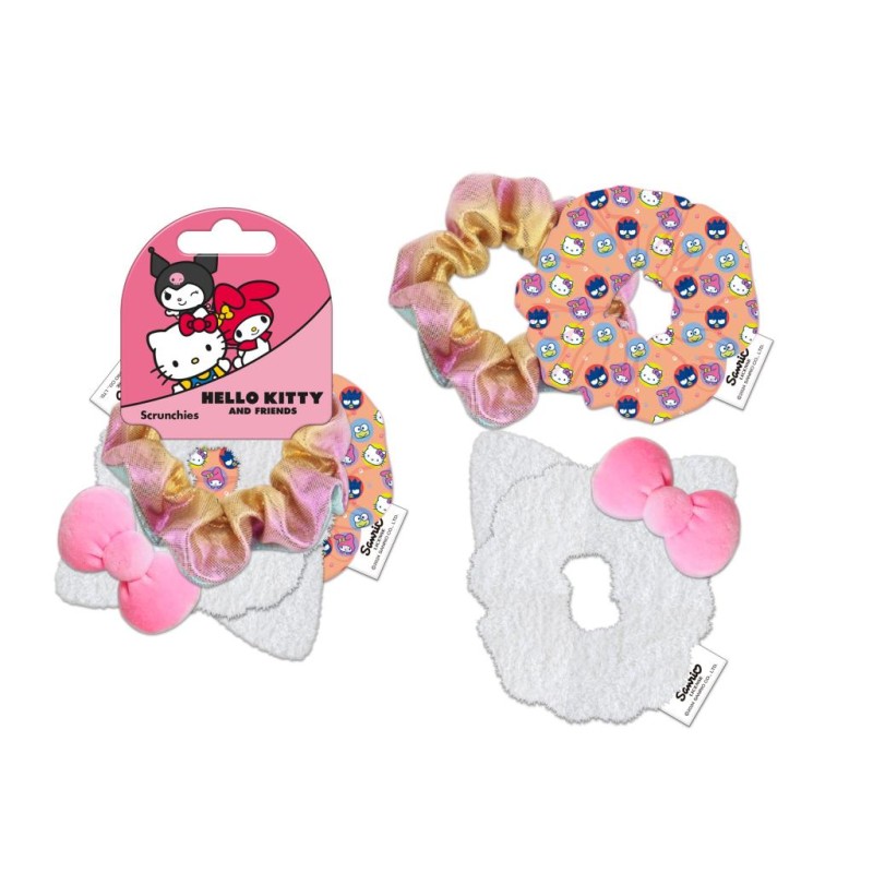 HELLO KITTY - Accessoires Cheveux "Chouchou" - 3 Pc HELLO KITTY - Accessoires Cheveux "Chouchou" - 3 Pc