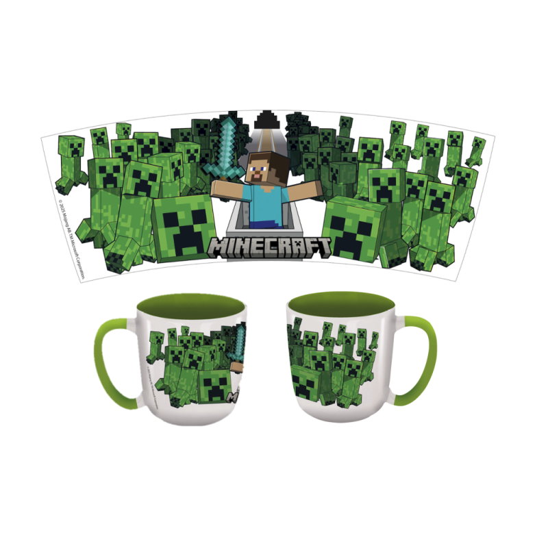 MINECRAFT - Survival Mode - Mug Elite Intérieur Coloré - 384ml MINECRAFT - Survival Mode - Mug Elite Intérieur Coloré - 384ml