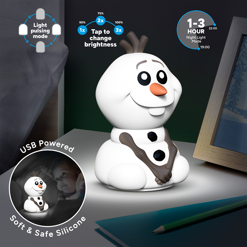 OLAF - Lampe en Silicone Rechargeable 19cm OLAF - Lampe en Silicone Rechargeable 19cm