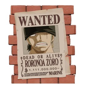 ONE PIECE - Most Wanted Zoro - Tirelire PVC 16cm