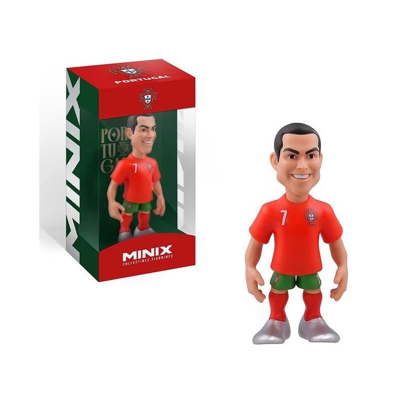 PORTUGAL - Cristiano Ronaldo CR7 - Figurine Minix 12cm PORTUGAL - Cristiano Ronaldo CR7 - Figurine Minix 12cm