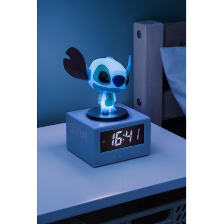 STITCH - Réveil Lumineux Icon 12cm