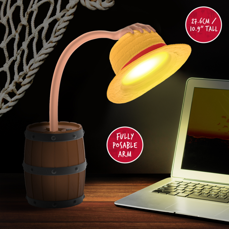 ONE PIECE NETFLIX - Chapeau - Lampe de Bureau 27cm ONE PIECE NETFLIX - Chapeau - Lampe de Bureau 27cm