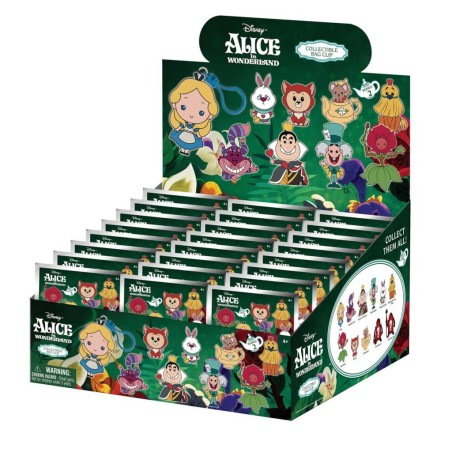 ALICE AU PAYS DES ... - Series 2 - 3D Foam Bag Clip (Display 24 Pcs)