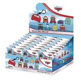 CARS - Series 1 - 3D Foam Bag Clip (Display 24 Pcs)