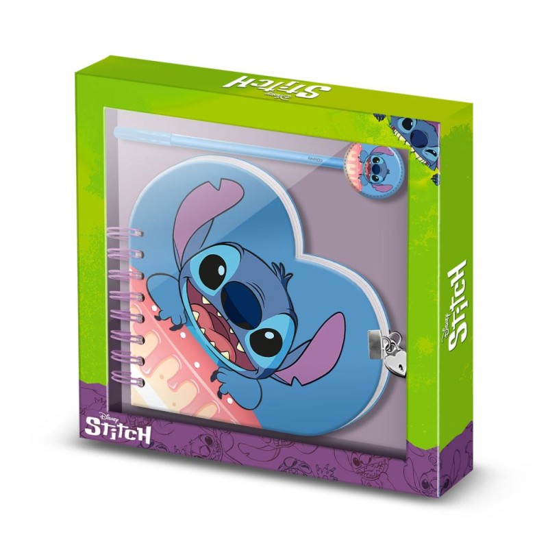 STITCH - Cake - Gift Box - Journal Secret + Stylo Bille STITCH - Cake - Gift Box - Journal Secret + Stylo Bille