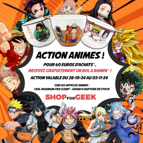 ACTION ANIME - Bol à Ramen avec baguette