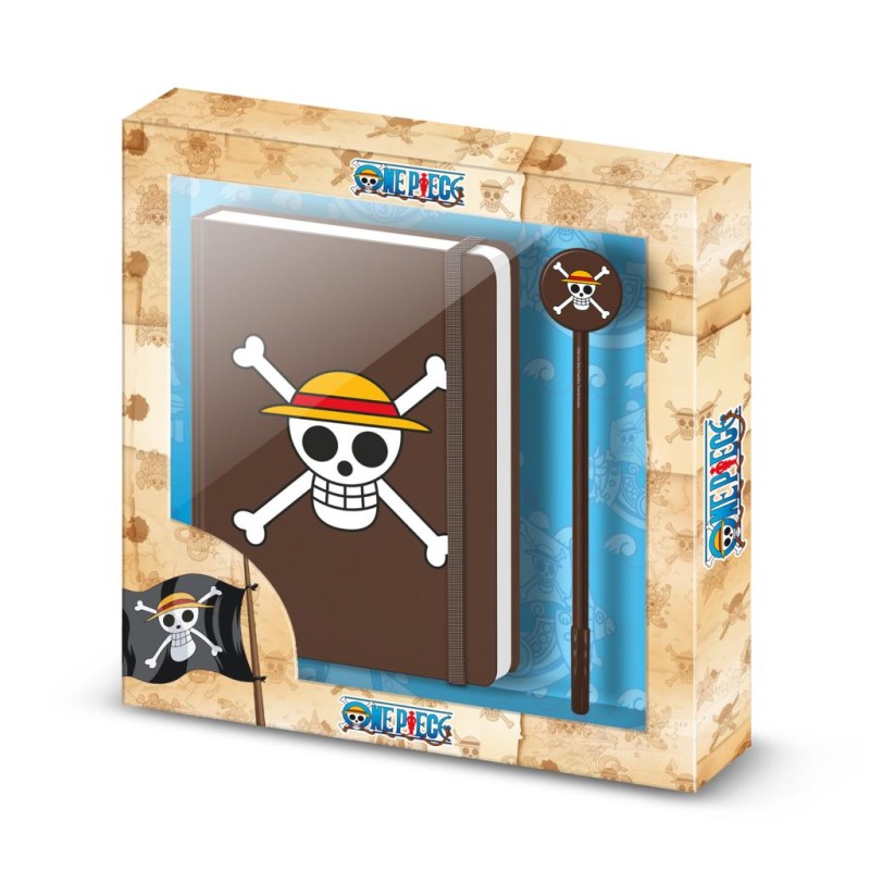 ONE PIECE - Gift Box - Notebook A5 + Stylo ONE PIECE - Gift Box - Notebook A5 + Stylo