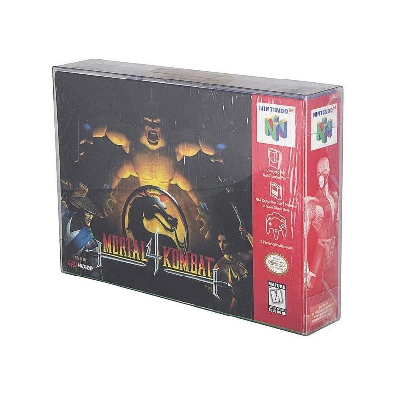 EVORETRO - Super Nintendo/Nintendo 64 SNES/N64 Box/Protectors 25 pc EVORETRO - Super Nintendo/Nintendo 64 SNES/N64 Box/Protectors 25 pc